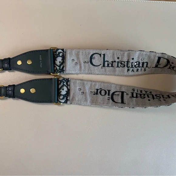 Dior Mini Saddle Bag with Embellished Strap - Picture 15 of 16